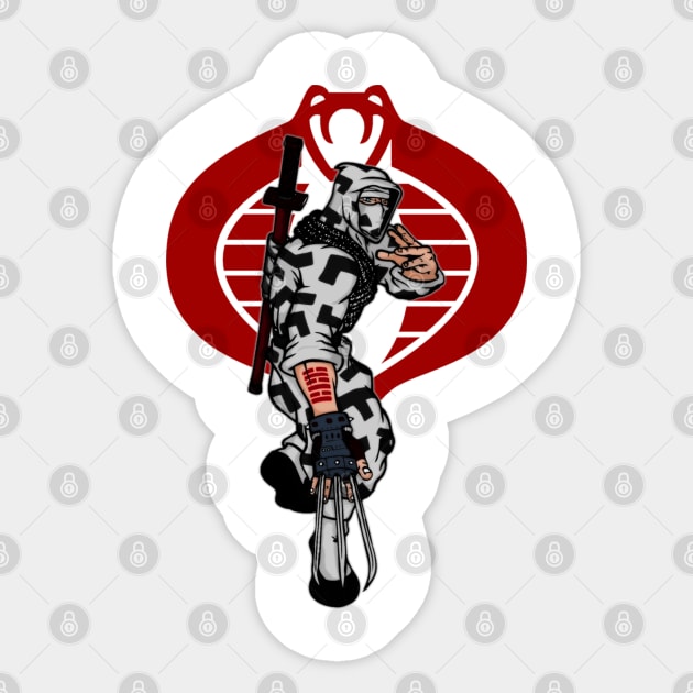 Stormshadow Winter Camo Sticker by TheD33J